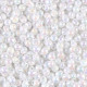 Miyuki drop beads 3,4mm Opaque white ab DP-471